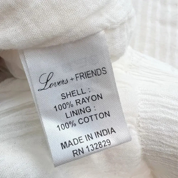 LOVERS + FRIENDS Serene Shorts‎ in White Embroidered Floral size Small - Picture 5 of 8